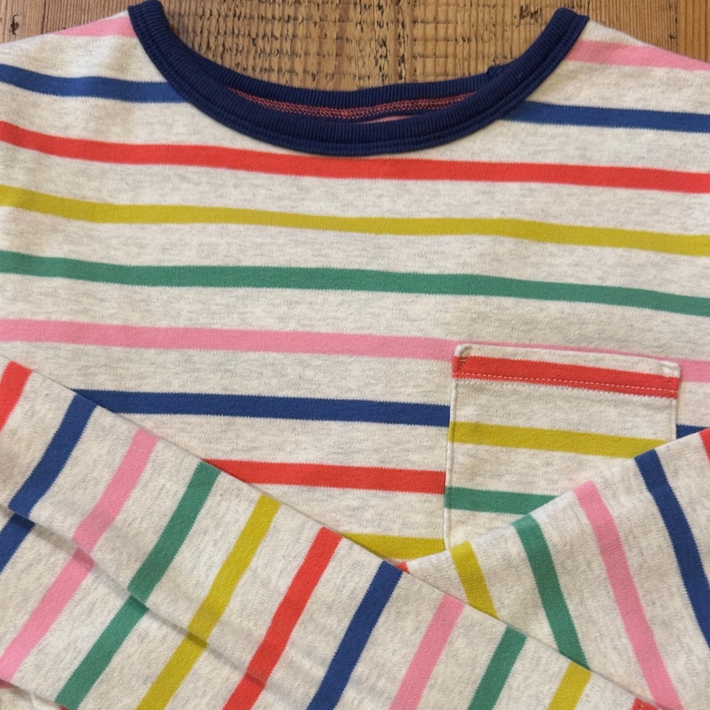 Mini Boden Multicolor Striped Kids Shirt